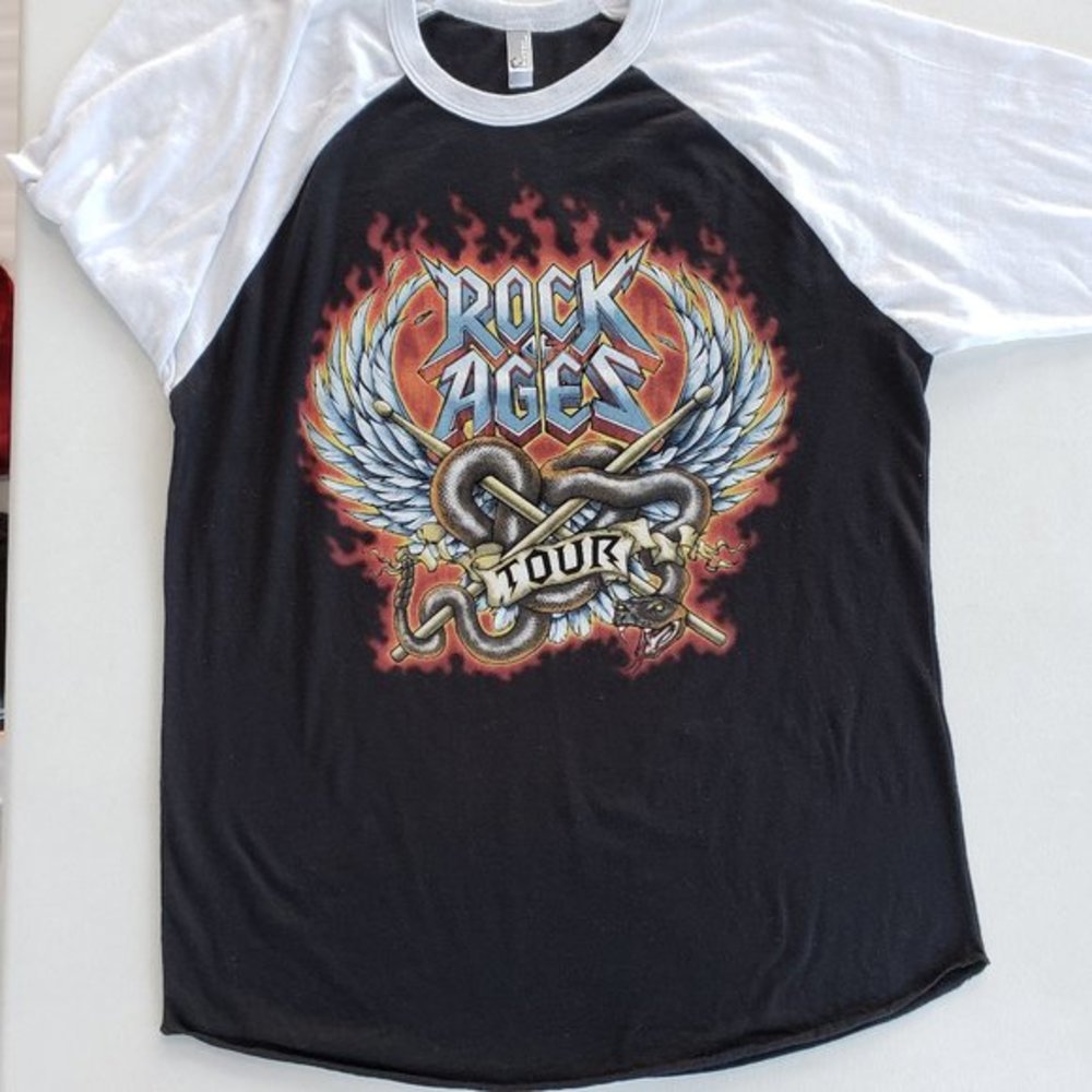 2010 Rock of Ages World Tour Baseball Style Size L